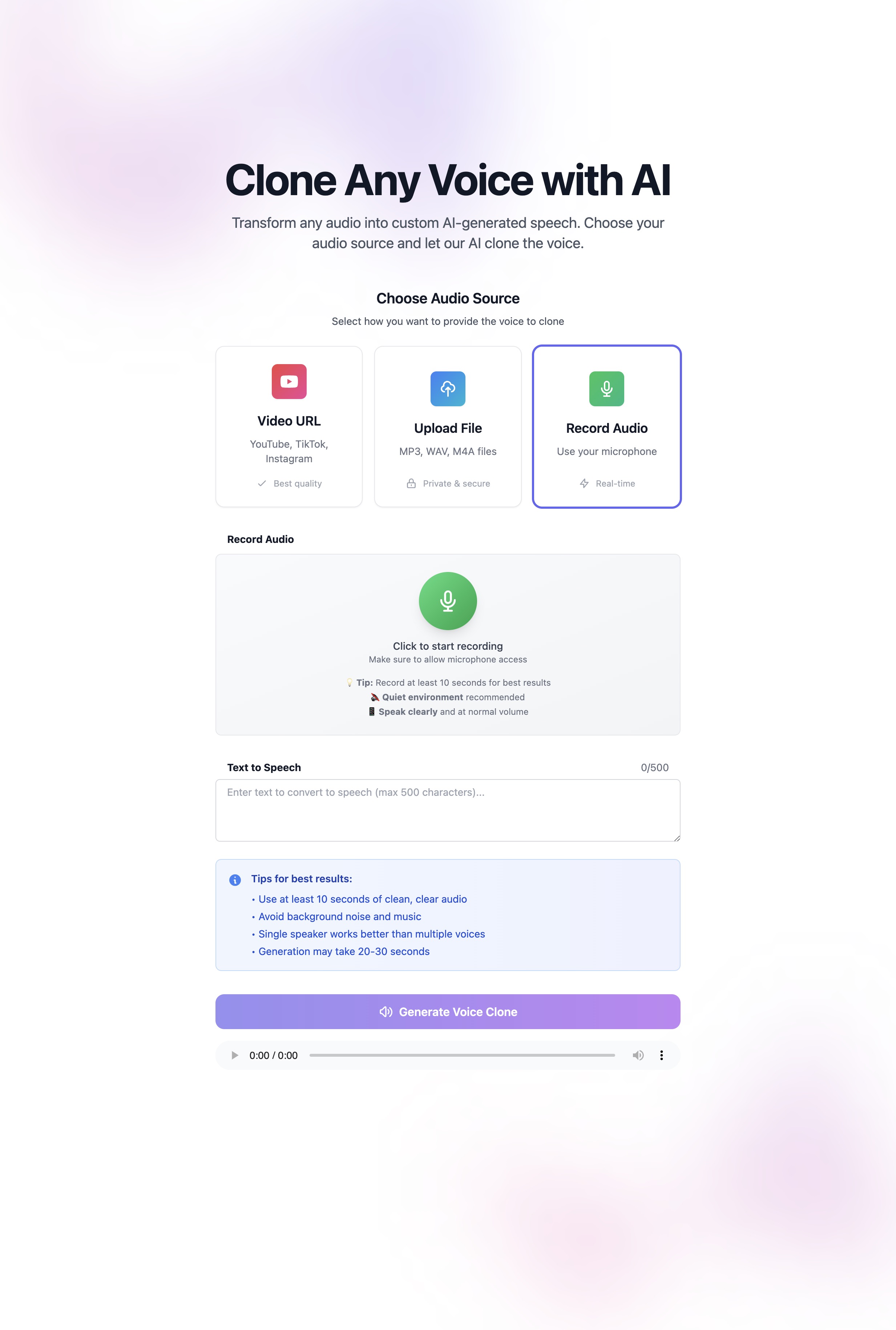 Voice Cloner screenshot